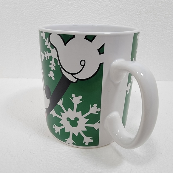 Set of 2 Disney Galerie Huge Mickey & Minnie Mouse Christmas Coffee Mugs - Picture 10 of 16